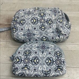 Vera Bradley Leaf Patterned Cosmetic Bag